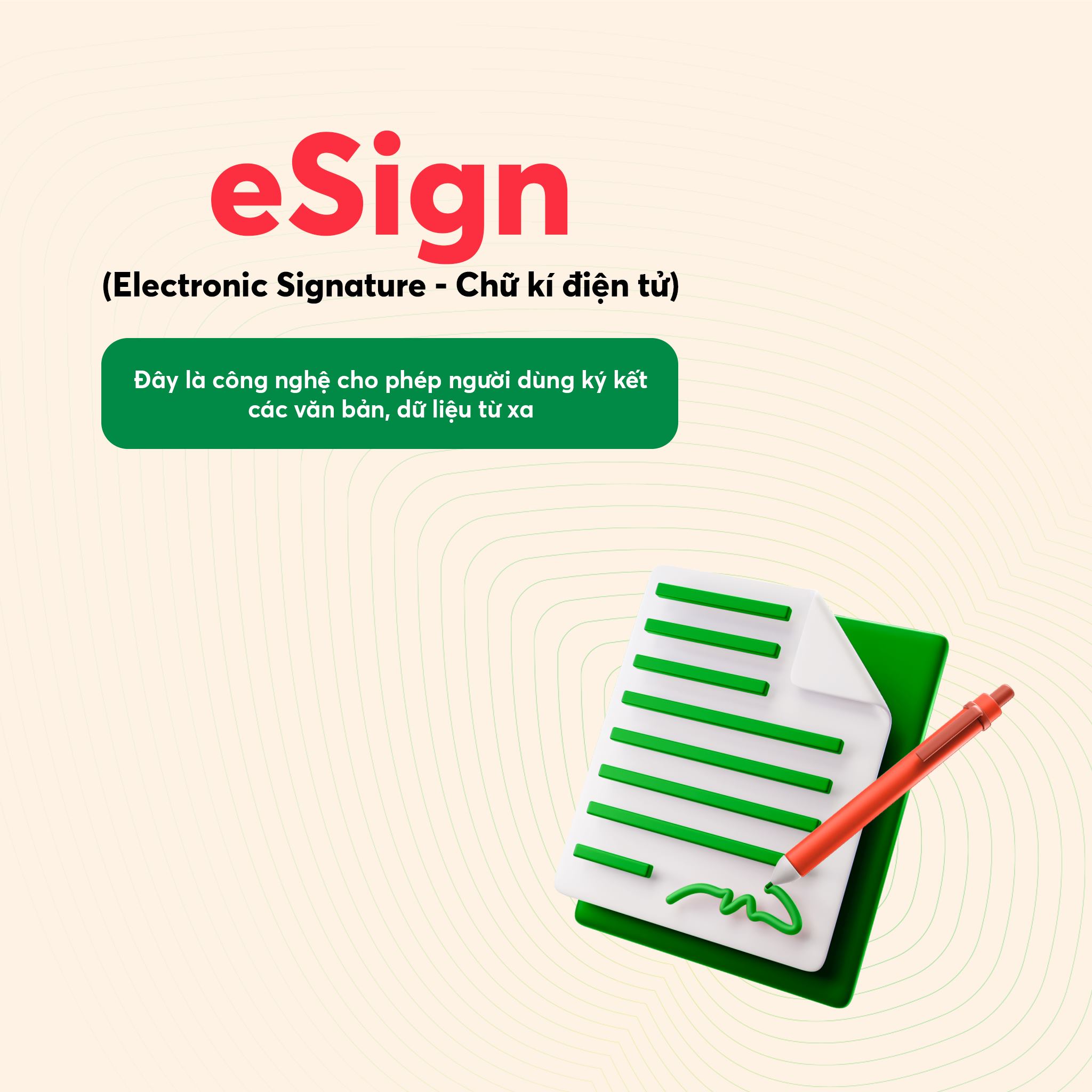 eSign Chữ kí điện tử